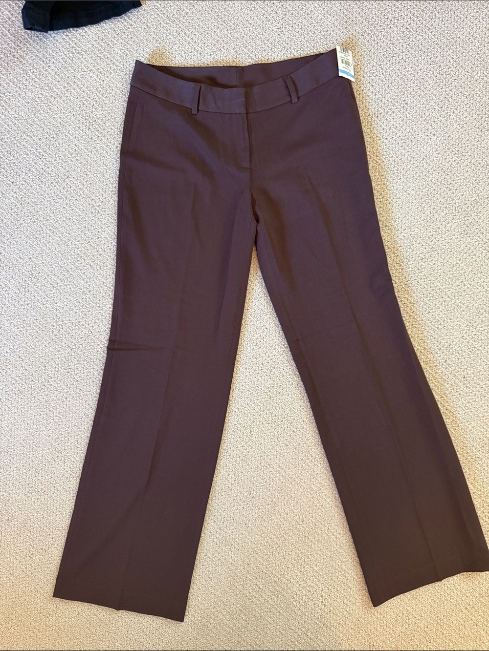 Vertigo Paris Women's Dark Brown Straight-Leg Trousers